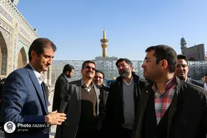 بازدید اعضای روابط عمومی&zwnj;های آستان قدس رضوی از پروژه&zwnj;های عمرانی حرم مطهر