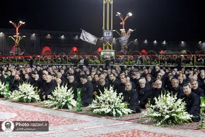 آیین خطبه&zwnj;خوانی شب شهادت امام رضا (ع) در حرم مطهر رضوی
