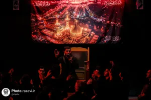 آیین سوگواری شب تاسوعای حسینی در دبیرستان امام رضا علیه السلام
