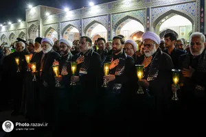مراسم شام غریبان حضرت رضا(علیه&zwnj;السلام) در حرم مطهر رضوی