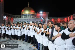 عزاداری سنتی شب پنجم محرم در &laquo;حسینیه حرم&raquo;