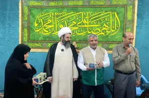 تجلیل از حماسه&zwnj;سازان اربعین در اراک + تصاویر