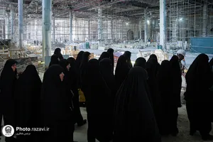 بازدید خواهران خدمه حرم مطهر رضوی از بخش&zwnj;های مختلف حرم امام رضا علیه&zwnj;السلام