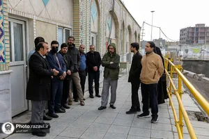 بازدید پرسنل حراست سازمان مرکزی از پروژه&zwnj;های عمرانی حرم مطهر رضوی
