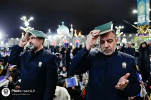 مراسم احیا شب بیست و سوم ماه مبارک رمضان در حرم مطهر رضوی-2