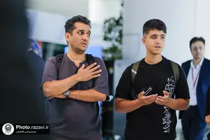 بدرقه کاروان خدام حرم مطهر رضوی در فرودگاه امام خمینی (ره) تهران