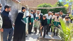 غرس نهال به یاد شهدای جنگ رمضان در آران و بیدگل