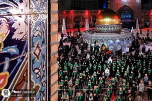 عزاداری سنتی شب دوم محرم در &laquo;حسینیه حرم&raquo;