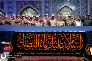 تجدید بیعت سربازان نیروهای مسلح با آرمان&zwnj;های رهبر شهید انقلاب