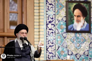 سخنرانی نوروزی رهبر معظم انقلاب در حرم مطهر رضوی