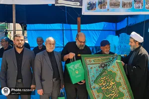 حضور معاون بین&zwnj;الملل آستان قدس رضوی در مواکب دهه آخر صفر