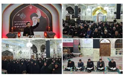 برگزاری آیین معنوی «سبحه» با حضور خدام آستان حضرت حسین‌بن‌موسی‌الکاظم (ع)