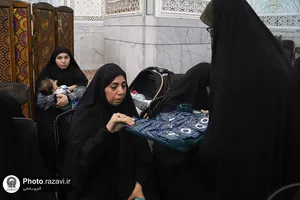 عزاداری بانوان عرب زبان در حرم مطهر رضوی
