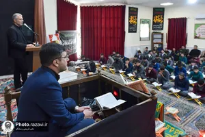 حضور خدام حرم مطهر رضوی در کانون اصلاح و تربیت مشهد