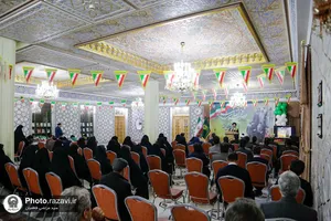 مراسم گرامیداشت آغاز دهه فجر در کتابخانه حرم مطهر رضوی