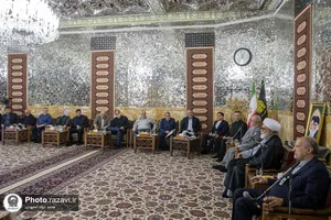 دیدار اساتید دانشگاه دفاع ملی با تولیت آستان قدس رضوی