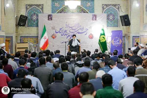 عمامه&zwnj;گذاری طلاب دانشگاه علوم اسلامی رضوی