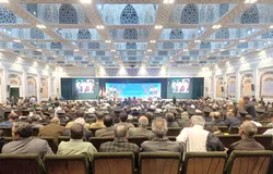 مراسم تجلیل از موکب‌داران عراقی به پاس همدلی و همراهی با ملت ایران