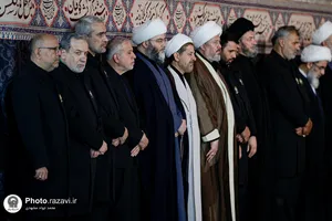 آیین خطبه&zwnj;خوانی شب شهادت امام رضا علیه&zwnj;السلام در حرم مطهر رضوی