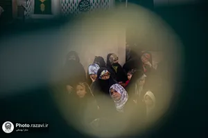 ویژه برنامه شب میلاد پیامبر اکرم (ص) و امام جعفر صادق (ع) با حضور زائران اردوزبان در رواق غدیر