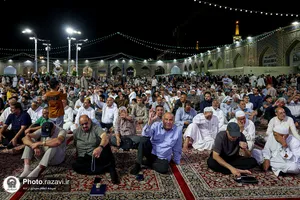 جشن ویژه زائران عرب&zwnj;زبان در حرم مطهر رضوی