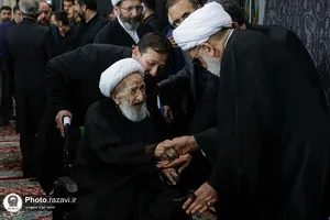مراسم بزرگداشت چهلمین روز تدفین رهبر شهید انقلاب اسلامی در حرم مطهر رضوی