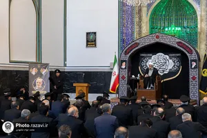 مراسم ترحیم مرحوم سید جواد حجازی در حرم مطهر رضوی