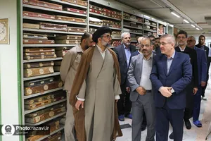 بازدید رئیس سازمان برنامه و بودجه کشور از فعالیت&zwnj;های آستان قدس رضوی