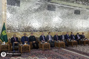 دیدار شرکت کنندگان بیست و هشتمین اجلاسیه سازمان اکو با تولیت آستان قدس رضوی-1