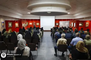 کارگاه خوشنویسی در مکتب هنر رضوان