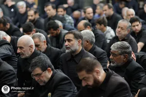 مجلس عزای دهه آخر صفر در حرم مطهر رضوی
