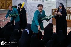 تشرف فعالان فضای مجازی سازمان بسیج مستضعفین به حرم مطهر رضوی