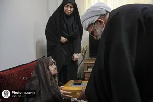 دیدار تولیت آستان قدس رضوی با خانواده شهدا و جانبازان در سرخس