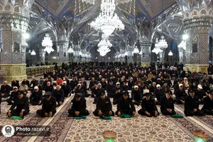 مراسم روز میلاد جوادالائمه در حرم مطهر رضوی