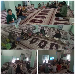 کلاس آموزش قرآن کریم در روستای خلف پارسیان استان هرمزگان برگزار شد