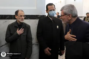 مجلس ترحیم آیت الله امامی کاشانی در حرم مطهر رضوی