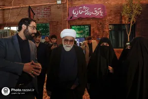 بازدید تولیت آستان قدس رضوی از موکب دخترانه نجمه