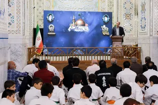 همایش پیاده‌روی ورزشکاران به سمت حرم مطهر رضوی
