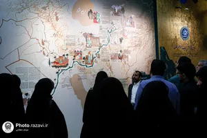 تشرف دانشجویان دانشکده روابط بین&zwnj;الملل وزارت امور خارجه به حرم مطهر رضوی