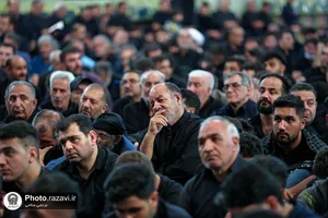 عزاداری هیئت مکتب العباس در رواق امام خمینی(ره)