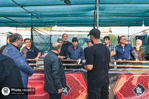بازدید مدیرعامل بنیاد کرامت رضوی از مواکب اطراف حرم امام رضا علیه&zwnj;السلام 
