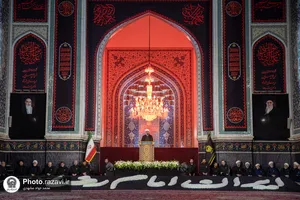 آیین خطبه&zwnj;خوانی شب شهادت امام رضا علیه&zwnj;السلام در حرم مطهر رضوی-1