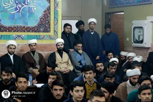 حضور تولیت آستان قدس رضوی در مدرسه علمیه امام خمینی (ره) مشهد