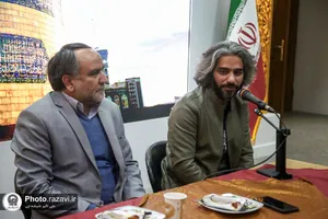 تشرف جمعی از اعضای باشگاه فیلم رویش به حرم مطهر رضوی