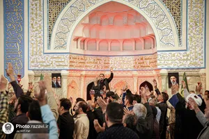 عزاداری شهادت حضرت زهرا سلام&zwnj;الله علیها در رواق امام خمینی (ره)
