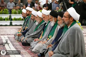 مراسم خطبه خوانی صبح میلاد امام رضا علیه&zwnj;السلام