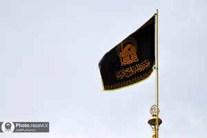 سیاه&zwnj;پوشی حرم مطهر رضوی به مناسبت شهادت حضرت علی(علیه&zwnj;السلام)