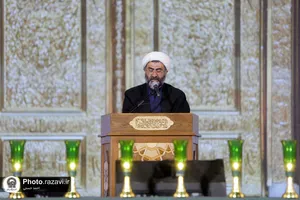مراسم احیاء شب بیست و یکم ماه رمضان در حرم مطهر رضوی - 1