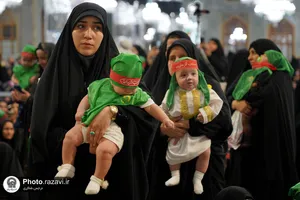 همایش "شیرخوارگان حسینی" در حرم مطهر رضوی-1
