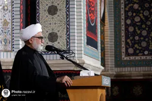 آیین خطبه خوانی شب شهادت امام رضا علیه السلام در حرم مطهر رضوی -2